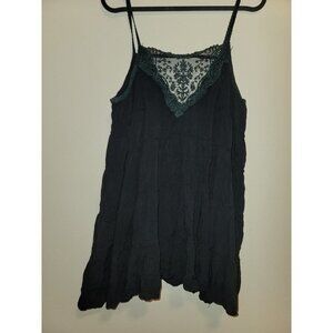 Phanuel Women's blue classic top Dress with openwork Size M